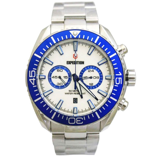 Expedition 6735 Silver White Blue